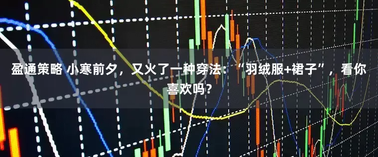 盈通策略 小寒前夕，又火了一种穿法：“羽绒服+裙子”，看你喜欢吗？